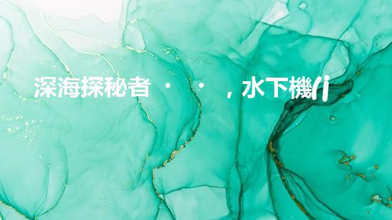 深海探秘者，水下機(jī)器人博士招生中！